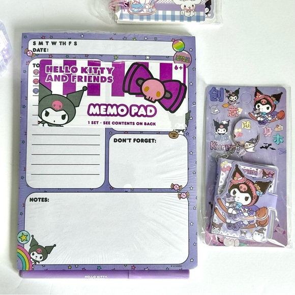 💜(KUR0002) Kuromi Adorable 8-Piece Summer Fun Bundle - Picture 6 of 14